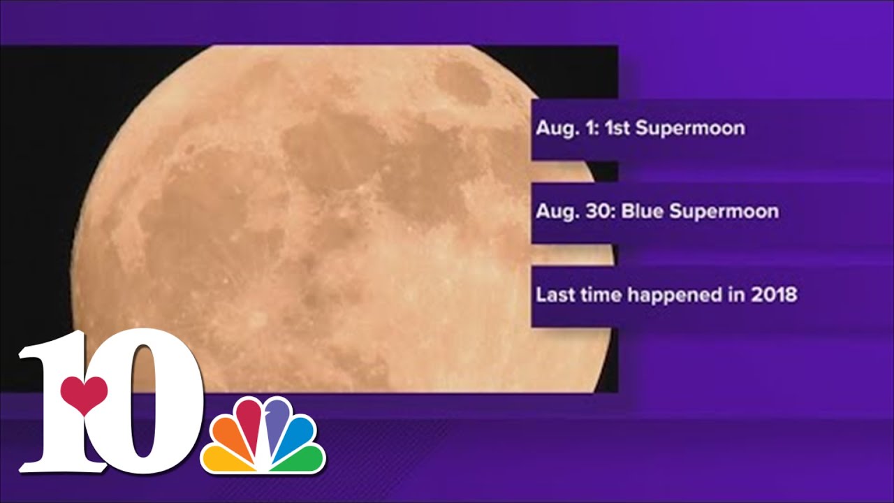 Two full supermoons to appear in August