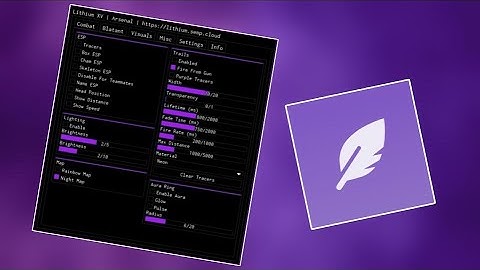 LITHIUM Best Arsenal Script Keyless Kill Aura, Wallbang, Aimbot, ESP, Fly, Spinbot