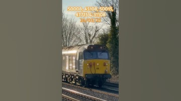 Is this the best train move of the year so far 5 heritage loco’s including class 50 45  47 & 31￼