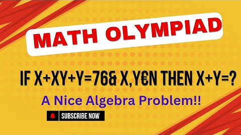 "Challenging Algebra Problem for Math Olympiad | Boost Your Problem-Solving Skills!"#OlympiadPrep