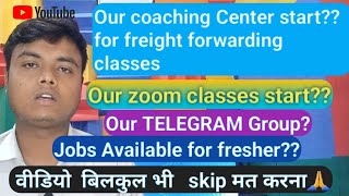 Coaching center opening soon  #praveshshakya   #freightforwarding