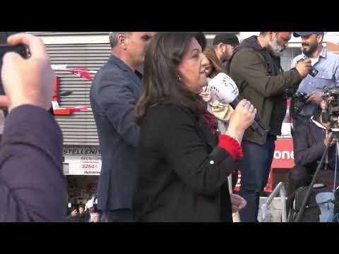 HDP Eş Genel Başkanı Pervin Buldan, Yeşil Sol Parti ve Kemal Kılıçdaroğlu için oy istedi