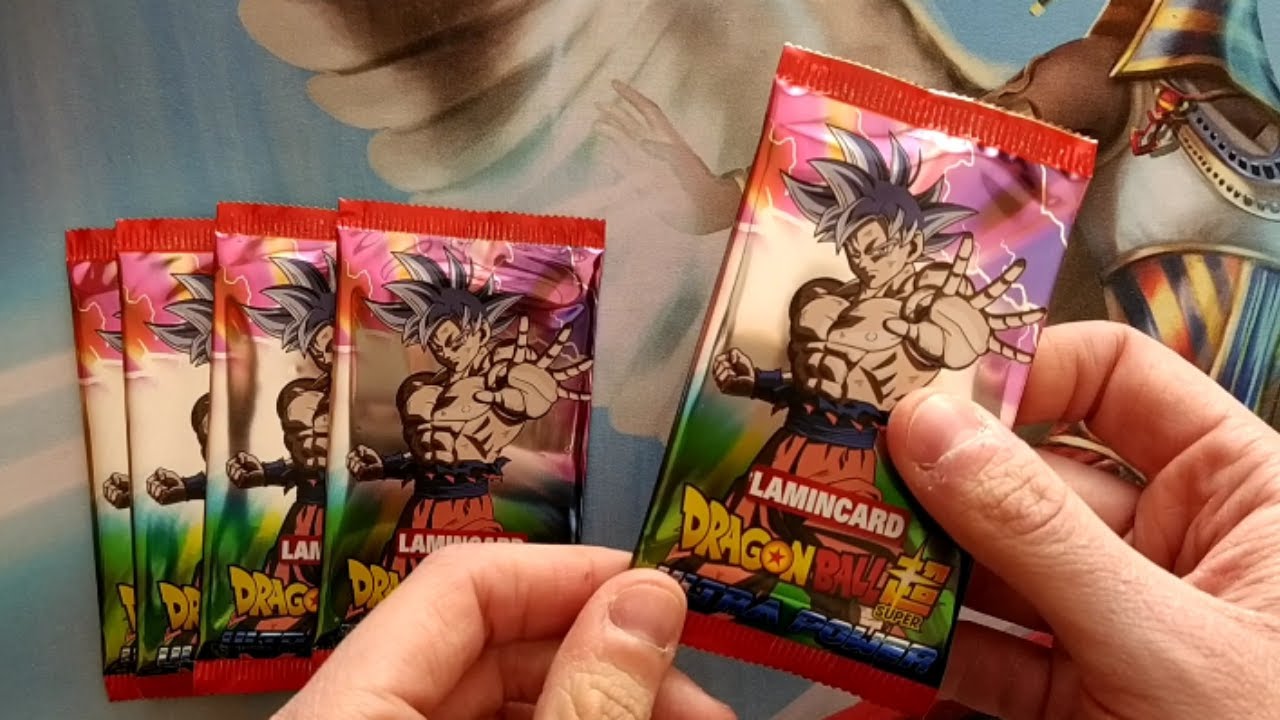 UNBOXING DELLE NUOVE LAMINCARD DI DRAGON BALL SUPER