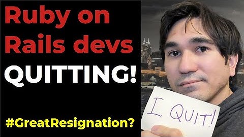 Open source developers are burning out! ...and some quitting Rails