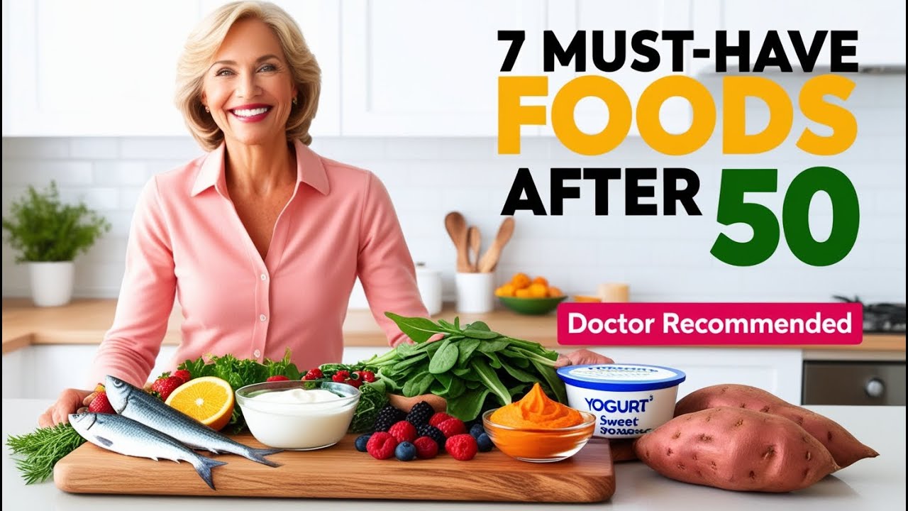 OVER AGE 50? THESE 7 FOODS ARE A MUST (DOCTOR RECOMMENDED),