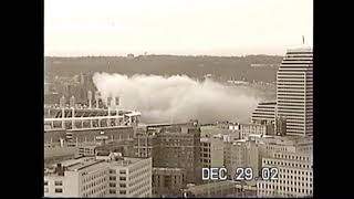 Riverfront Stadium/Cinergy Field Implosion From Mt. Adams