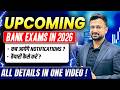 Bank Exams Notifications 2026  | SBI PO &amp; Clerk, IBPS PO &amp; Clerk, RRB PO &amp; Clerk | Bank Exams Prep.