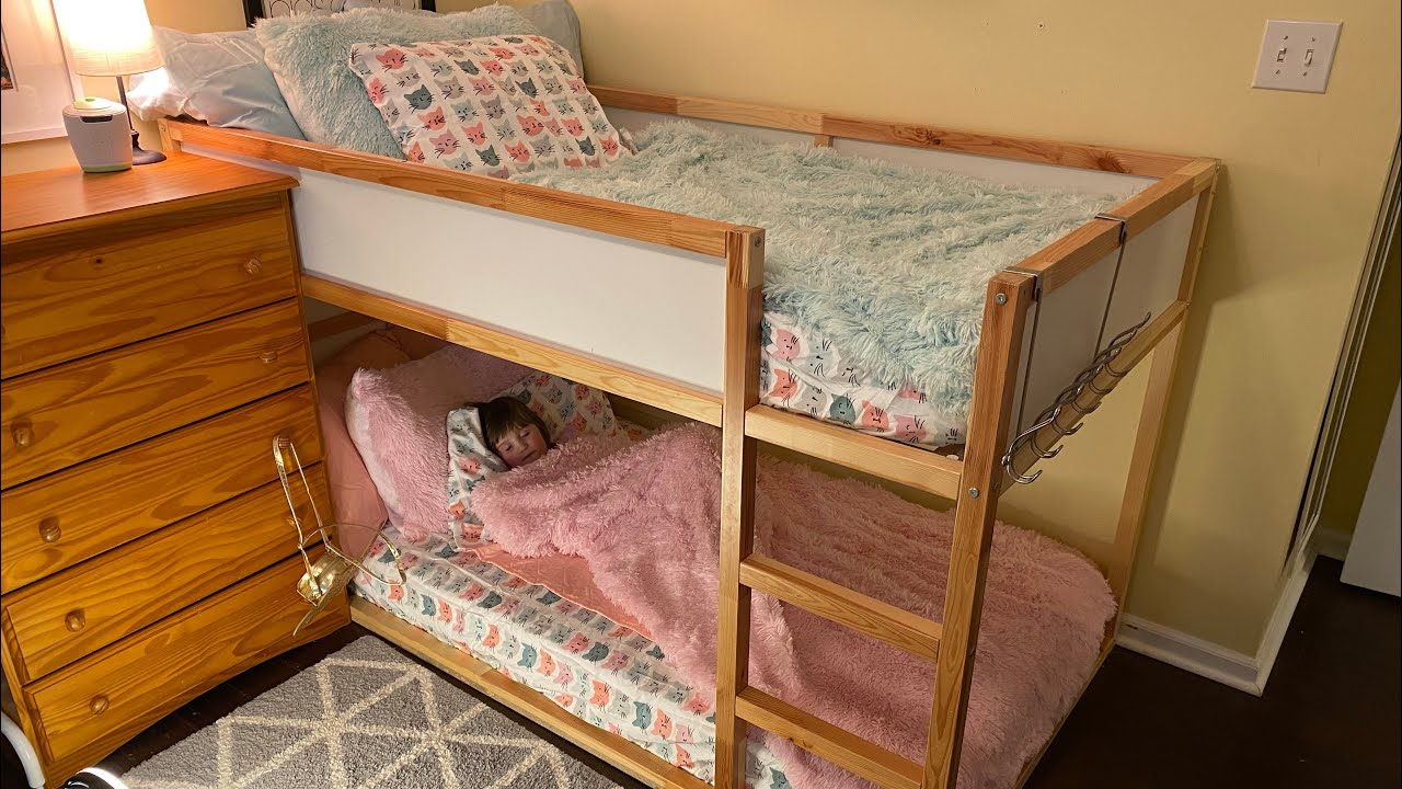 Making a Kura low loft bunk hack! - YouTube