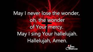 Video thumbnail of "Mercy by Matt Redman with lyrics"