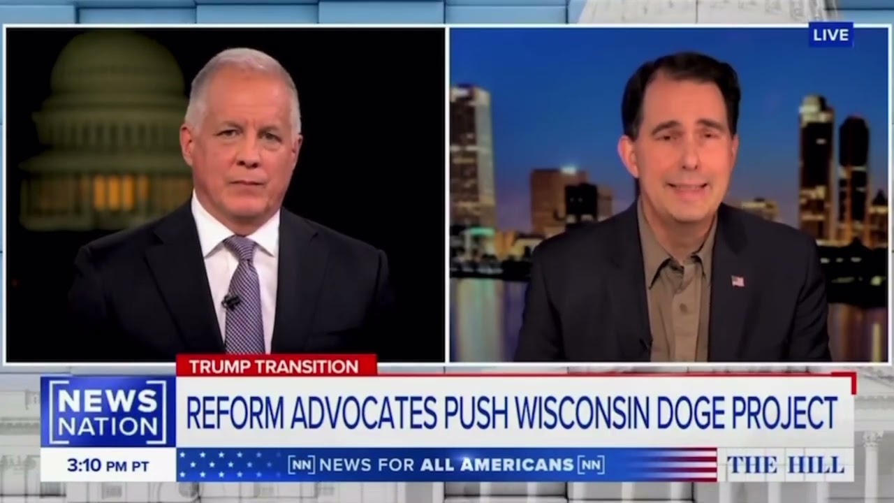Former Wisconsin Governor Scott Walker talks about DOGE.