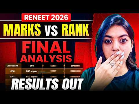 Shocking Marks VS Rank Final Analysis NEET 2026 Results OUT! 🚨 Gopika Ma'am | V NEET ENGLISH