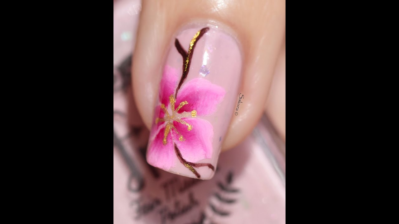 Sakura Blossom Nail Art Designs - wide 4