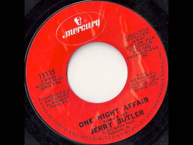 Jerry Butler - One Night Affair