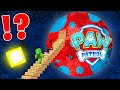 JJ and Mikey Build THE LONGEST STAIRS to PAW PATROL PLANET in Minecraft Maizen!