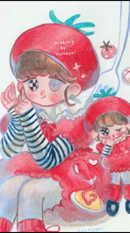 プッチトマト🍅色鉛筆❣️