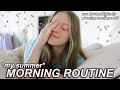 my summer morning routine!! *productive + healthy*