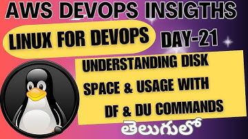 Understanding Disk Space with df and du commands| #aws #devops #realtime #linux #awsdevopsinsights