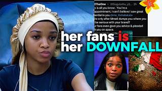 Thandeka's fans will watch her become a failure cos they don't tell her the truth - Viewer speaks