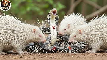 Porcupine vs. King Cobra | The Most Brutal Confrontation in the Southeast Asian Jungle