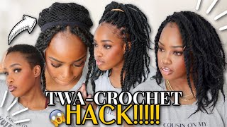 🛑STOP! You Wont Believe This PUFF & CAP Short Hair Crochet Braid HACK!! | MARY K. BELLA
