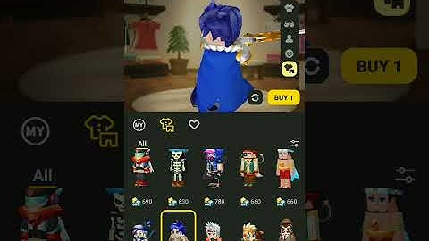 I got The Male Knight Skin in Blockman GO!! #shorts