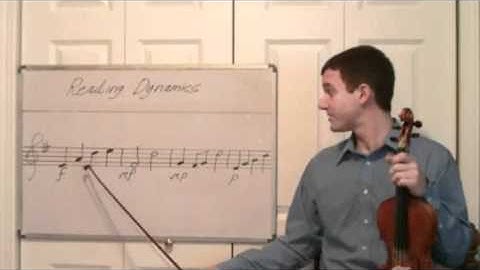 Reading Dynamics in Violin Music - Play Loud and Soft on the Violin