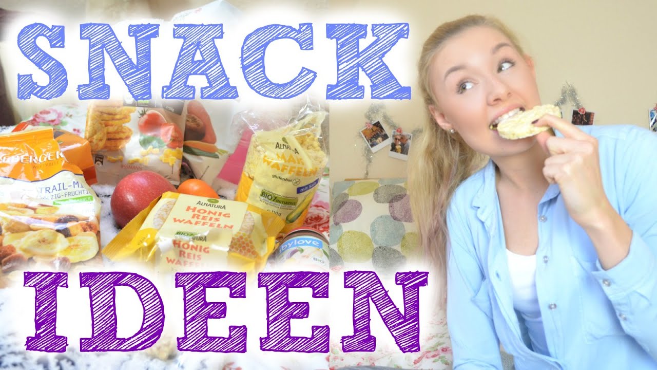 LECKERE & GESUNDE SNACKS für UNTERWEGS, Schule & Uni!