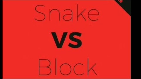 Snake VS Block - Snake Destroys Blocks Game!