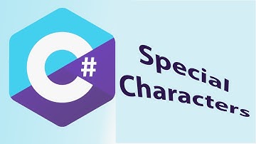 C# Special Characters