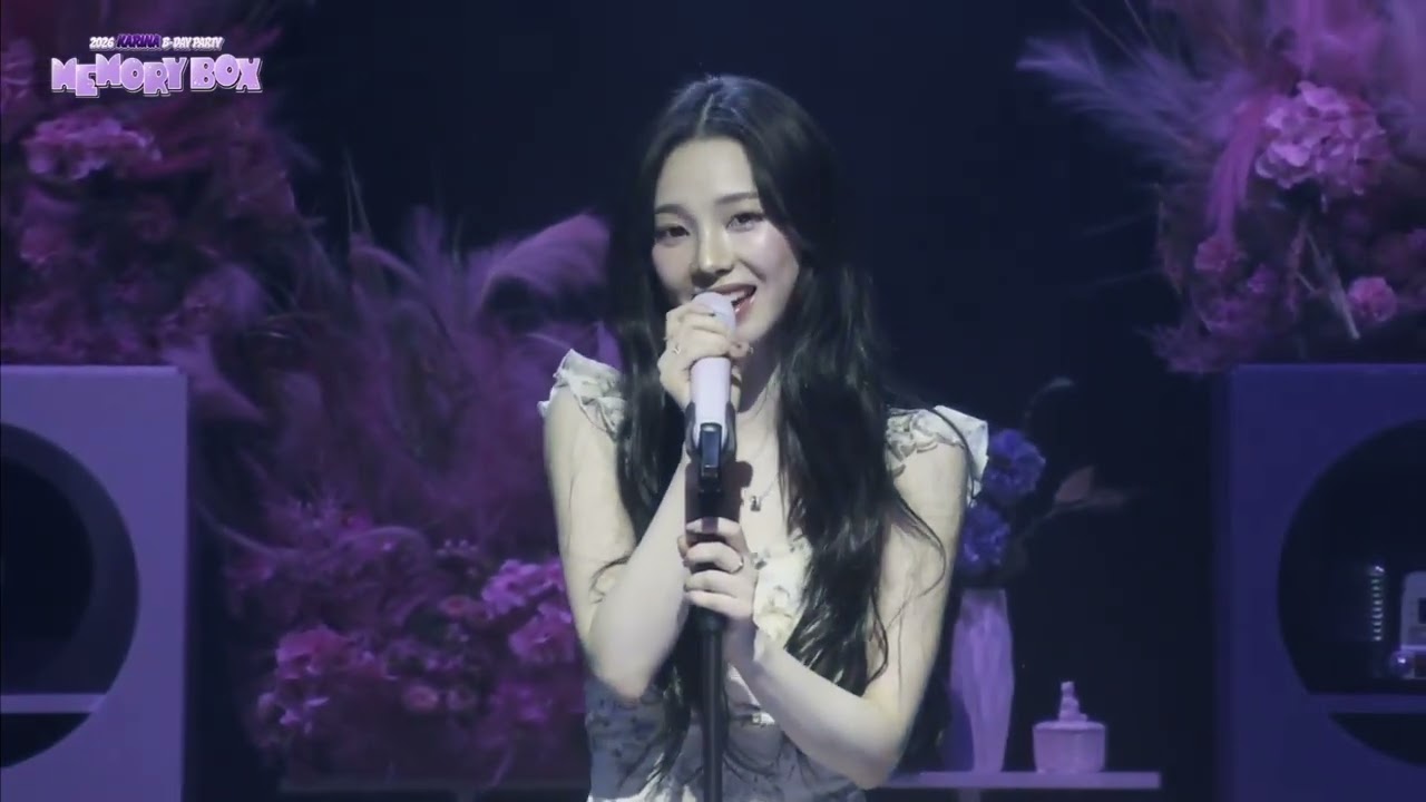 260324 Karina Singing Hard To Say(愛你但說不出口) by Karencici