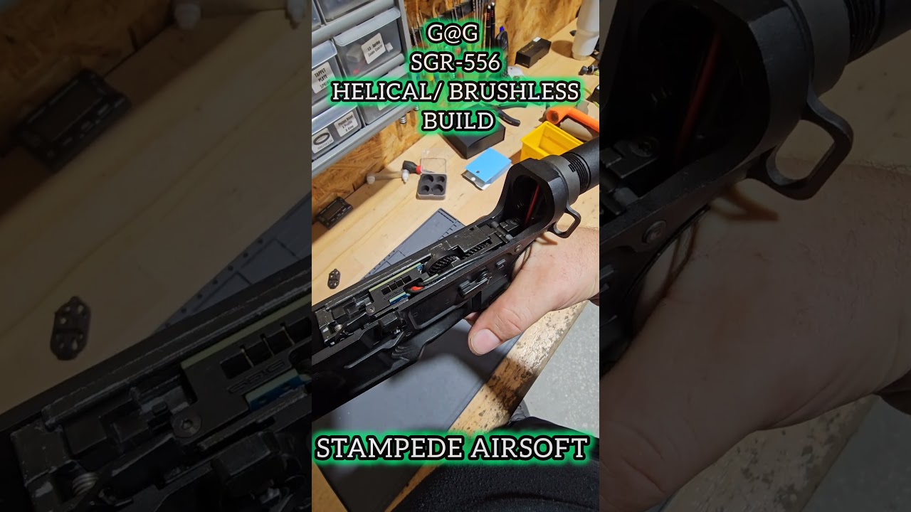 FIRST EVER 🔥🔥 G@G SGR-556 HELICAL/BRUSHLESS BUILD 
