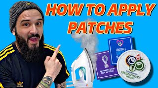 How To Apply Patches To Your Football Shirts Using Only A Home Iron!