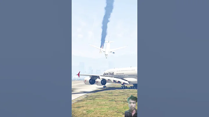 Extremely brave pilot save airplane with fire on the busy airport #viralshort #flight