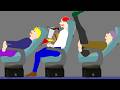 【Algodoo】Train Troubles｜電車での困りごと