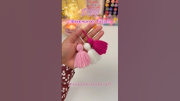 How To Make A Cute Tassel For Your Bookmark!