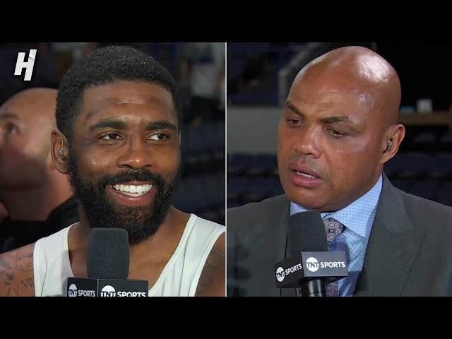 Kyrie irving joins Inside the NBA after Game 1, FULL Interview class=