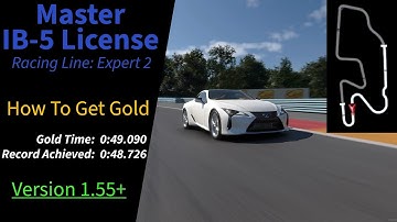 GT7 | How to get Gold on the Master IB-5 License (Update 1.55+)