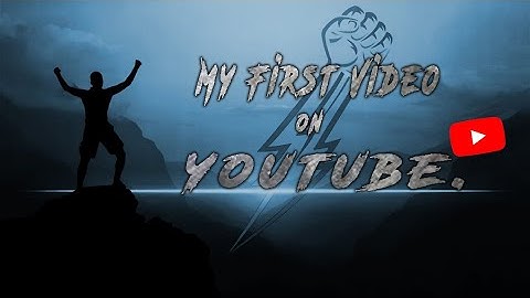 First Video on My YouTube Channel ever | Intro Video #youtubeintro