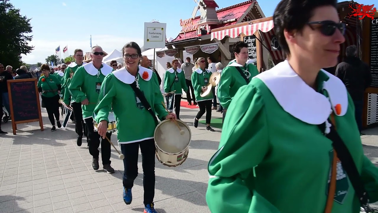 Fanfarenzug aus Lindau 19.09.2021 in Warnemünde
