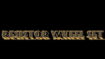 NCE BD-20 DCC Block Detector update  & How to make Resistor Wheel Set