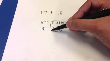 adding whole numbers - base ten blocks