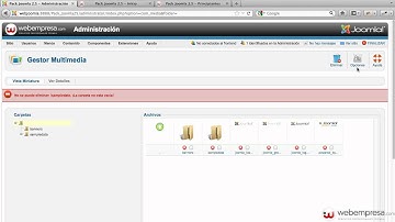 Ayuda Joomla 2.5 - Gestor Multimedia