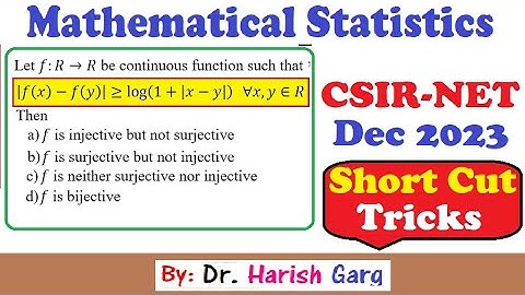 Real Analysis Question | CSIR NET DEC 2023 | Short Cut tricks