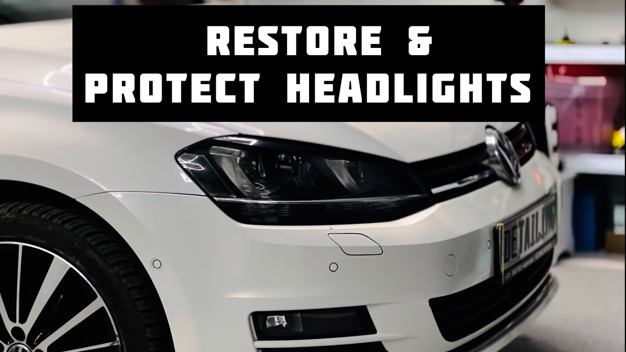 You Won’t Believe This Headlight Transformation! Volkswagen Golf 7 - Car detailing