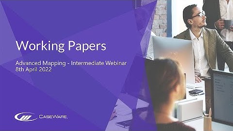 Advanced Mapping - Intermediate Webinar - 8th April 2022