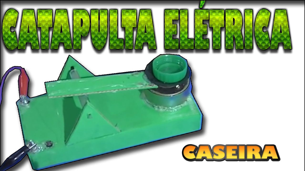 Como fazer uma catapulta eletromagnética (CASEIRA)