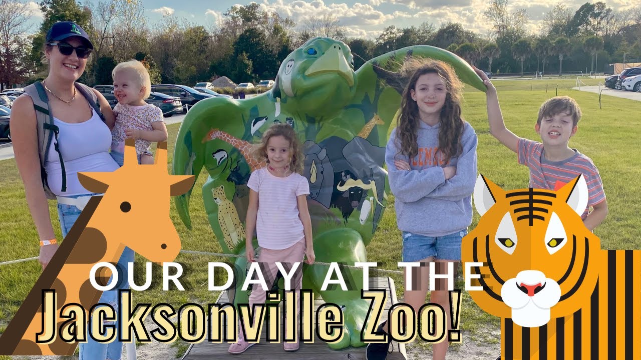 Our First Trip to the Jacksonville Zoo! Full Train ride + Stroller