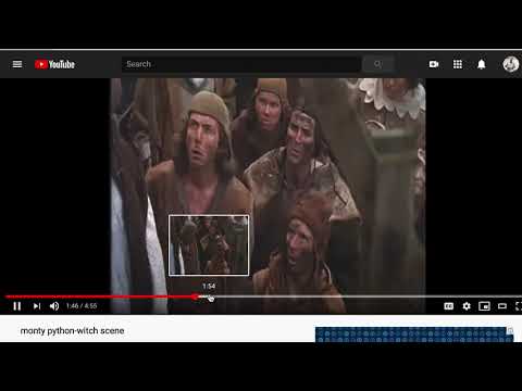 Monty Python witch scene argument reconstructed