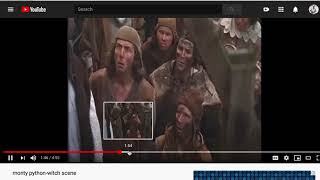 Monty Python witch scene argument reconstructed