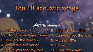 Top 10 Acoustic English songs || English cover songs Mp3 screenshot 5